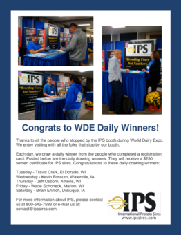 World Dairy Expo Winners